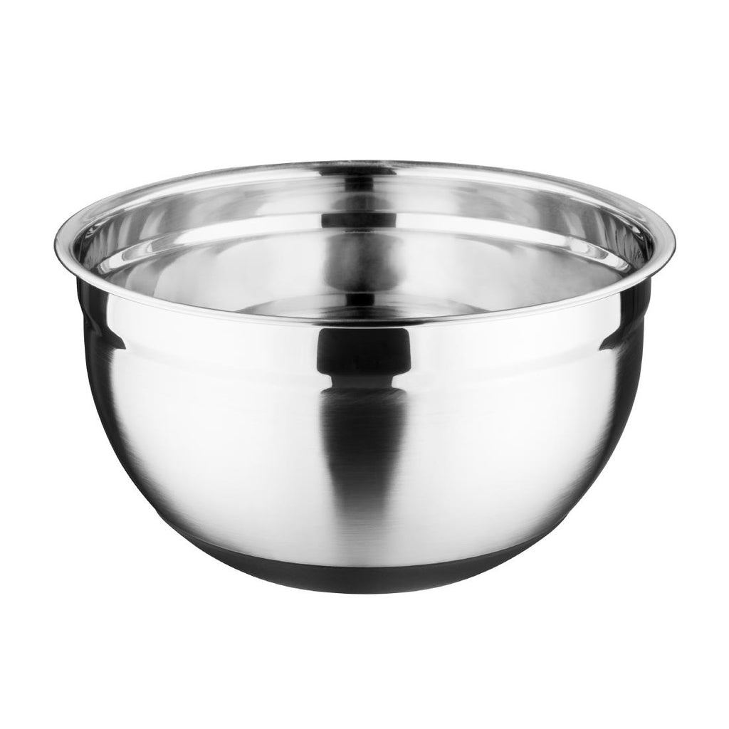 Vogue Stainless Steel Bowl with Silicone Base 5Ltr GG022