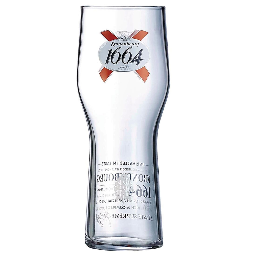 Arcoroc Kronenbourg 1664 Beer Glasses 570ml CE Marked (Pack of 24) GG894
