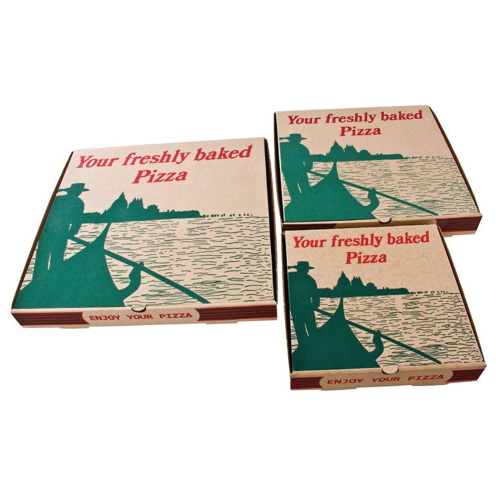 Compostable Printed Pizza Boxes 9" (Pack of 100) GG997