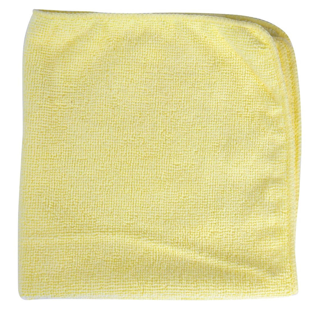 Rubbermaid Pro Microfibre Cloth Yellow (Pack of 12) GH008