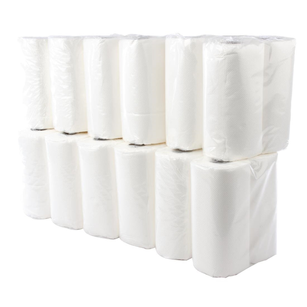 Jantex Kitchen Rolls White 2-Ply 11.5m (Pack of 24) GH065