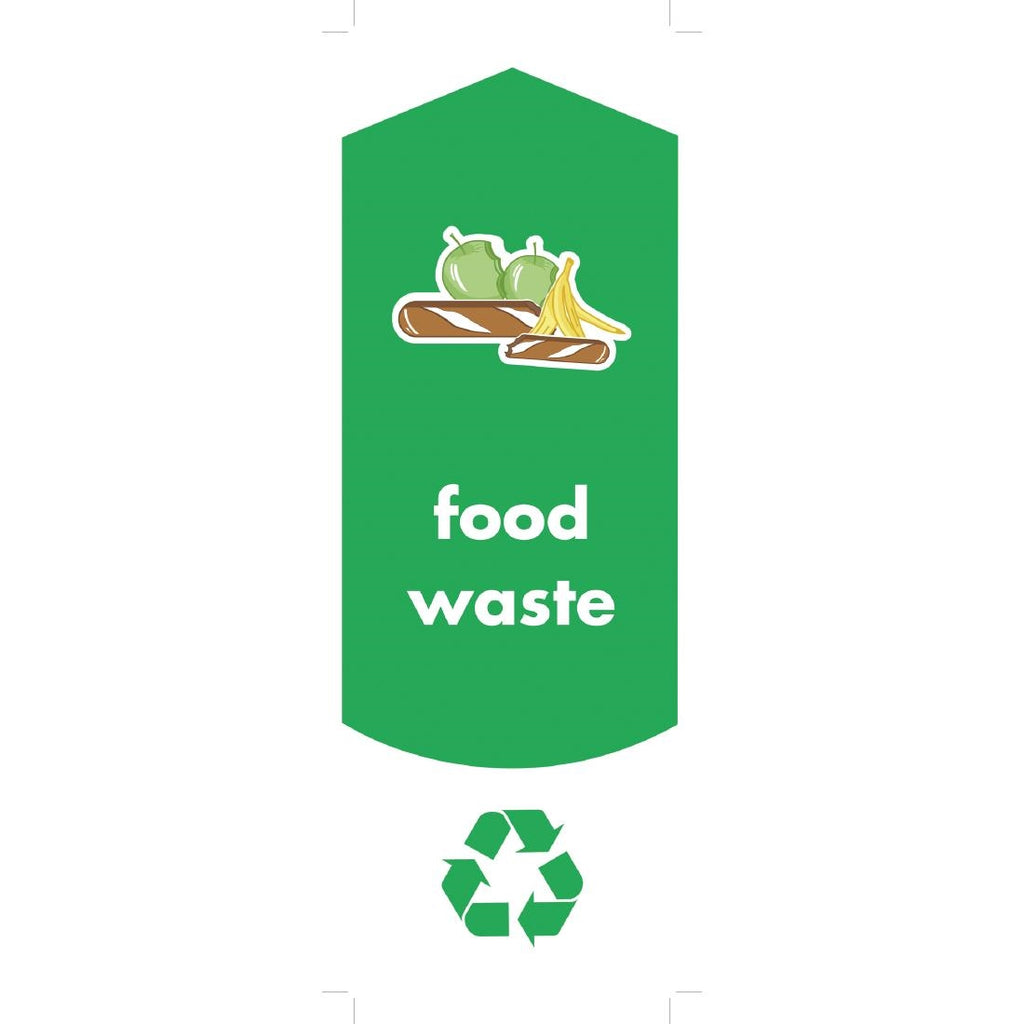 Rubbermaid Food Waste Stickers (Pack of 4) GH180