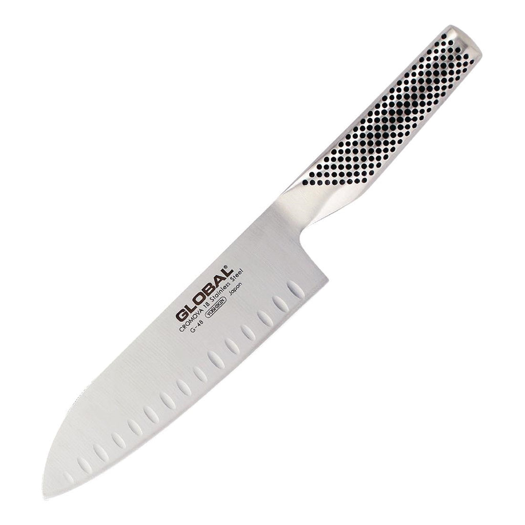 Global G 48 Santoku Fluted Knife 18cm GH281