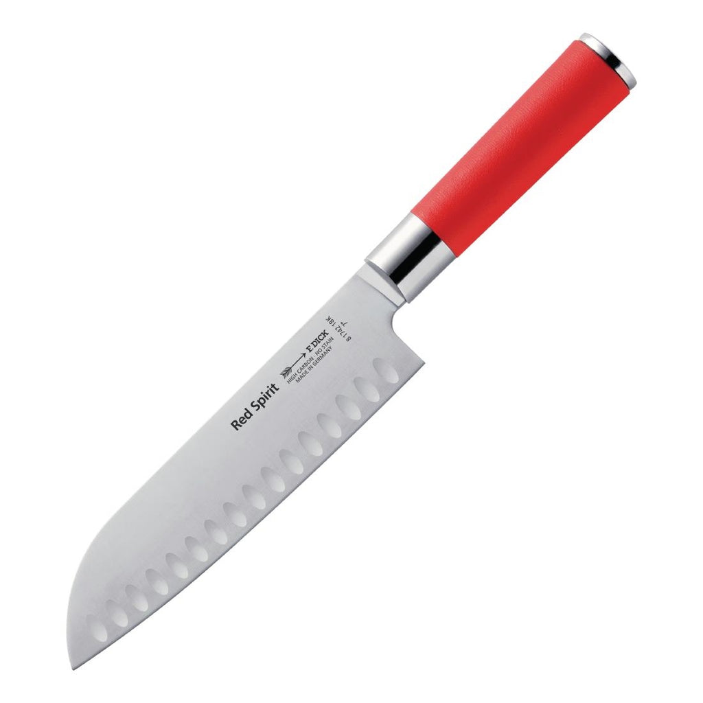 Dick Red Spirit Fluted Santoku Knife 18cm GH292