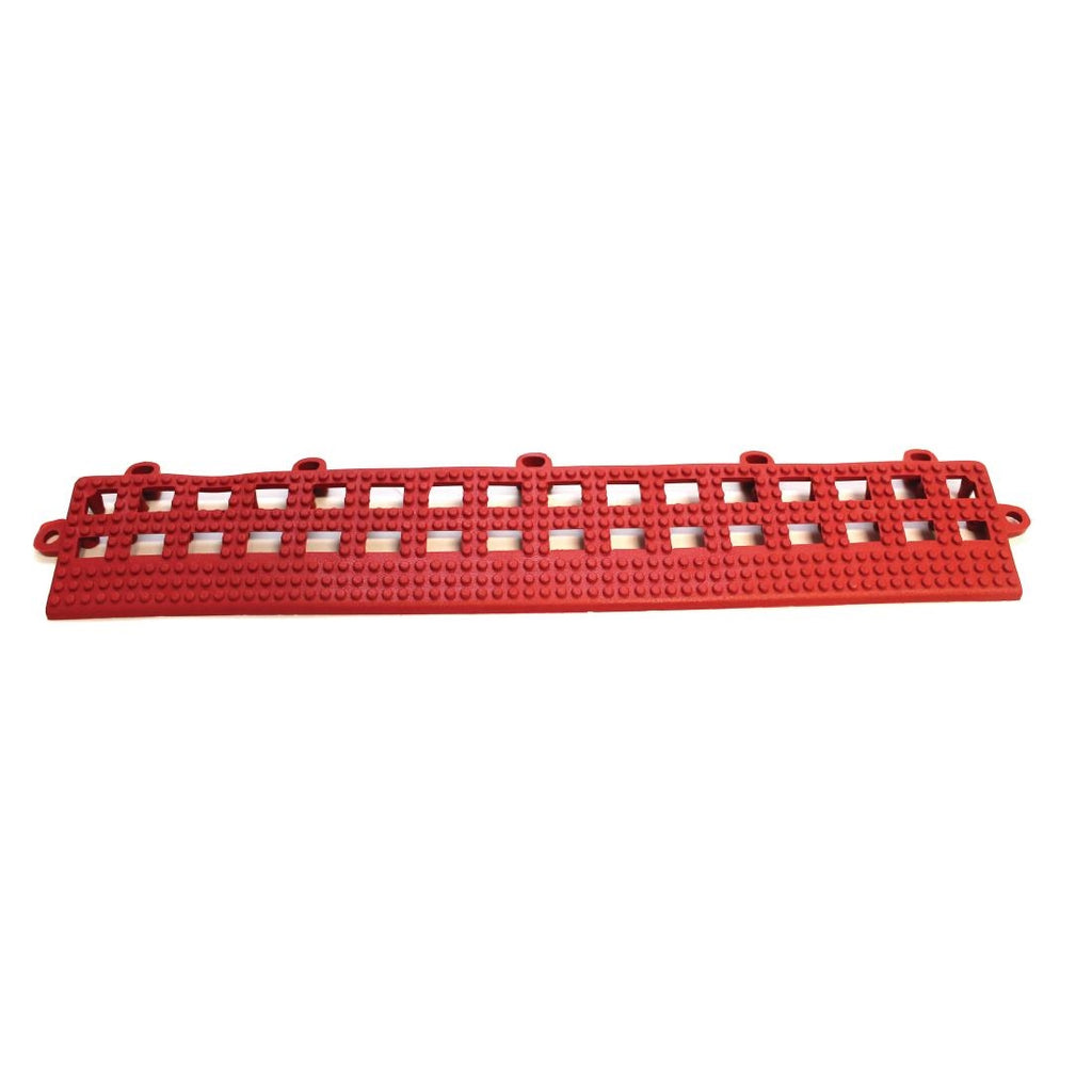COBA Red Female Edge Flexi-Deck Tiles (Pack of 3) GH605