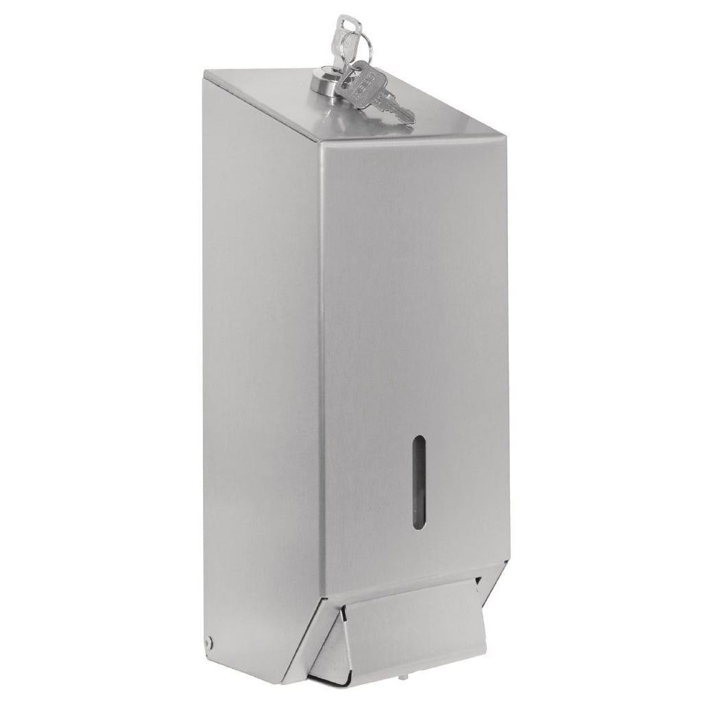 Jantex Stainless Steel Soap and Hand Sanitiser Dispenser 1 Litre GJ034