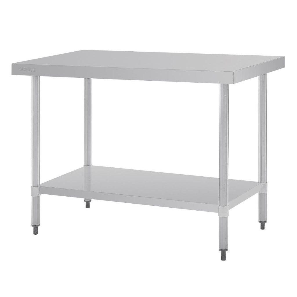 Vogue Stainless Steel Prep Table 1200mm GJ502