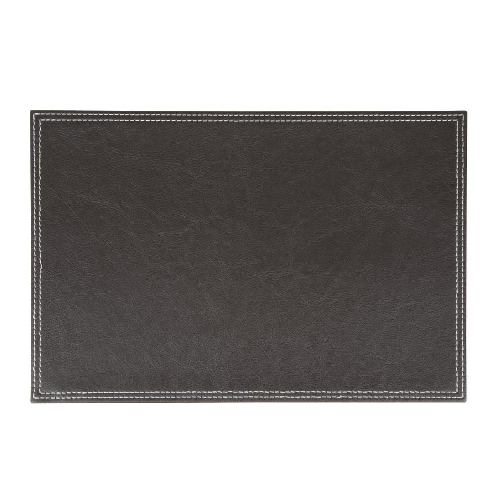 Olympia Faux Leather Placemats (Pack of 4) GJ739