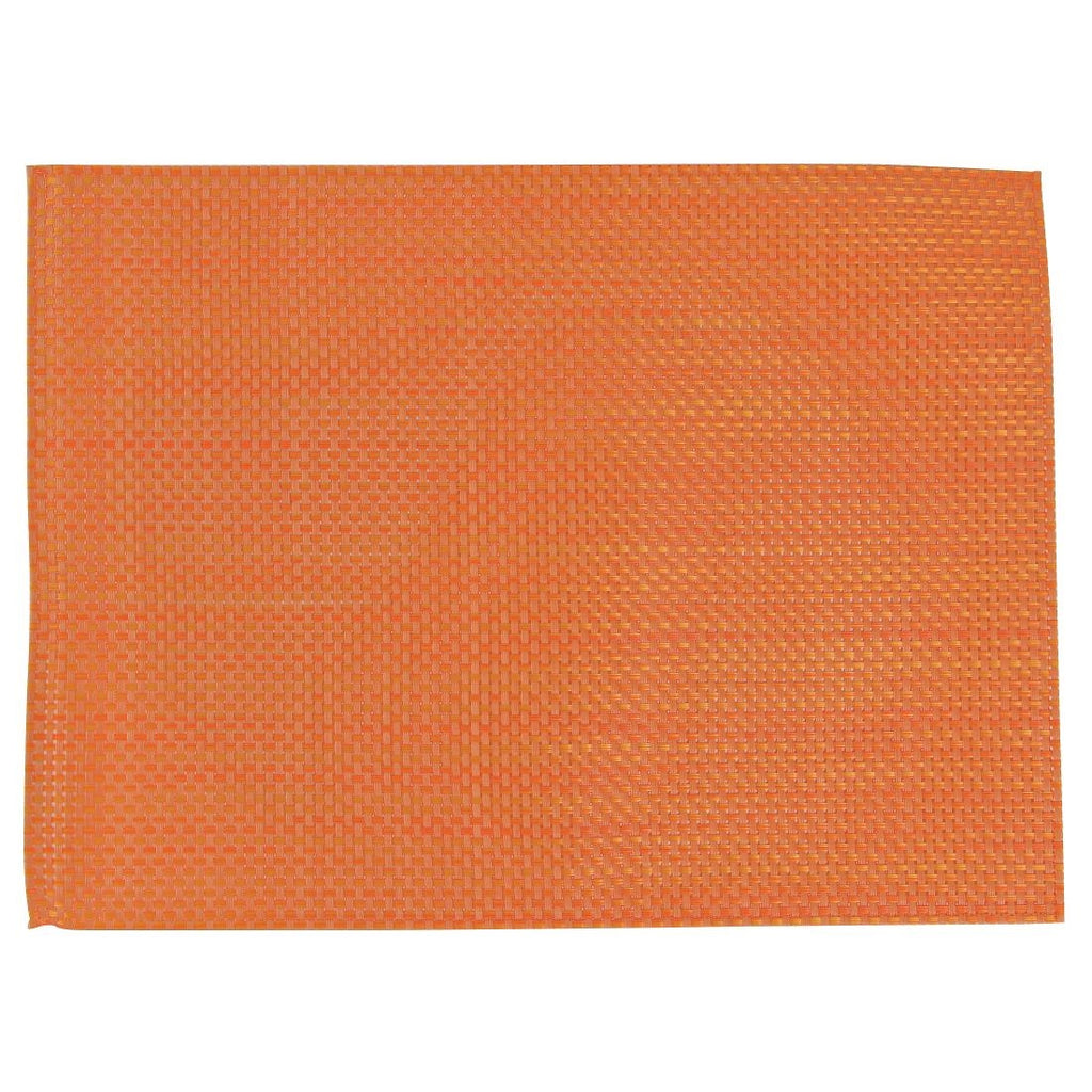 APS PVC Placemat Orange (Pack of 6) GJ993