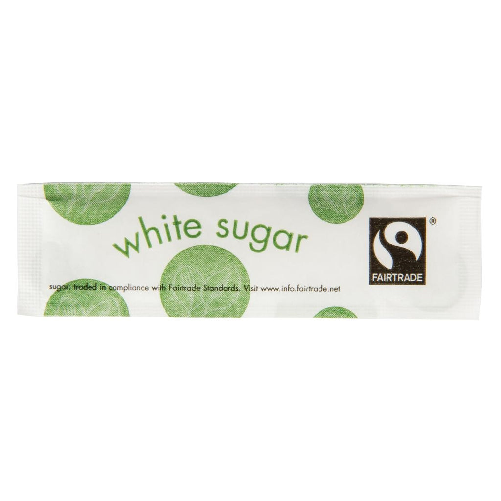 Vegware Compostable Fairtrade White Sugar Sticks (Pack of 1000) GK100