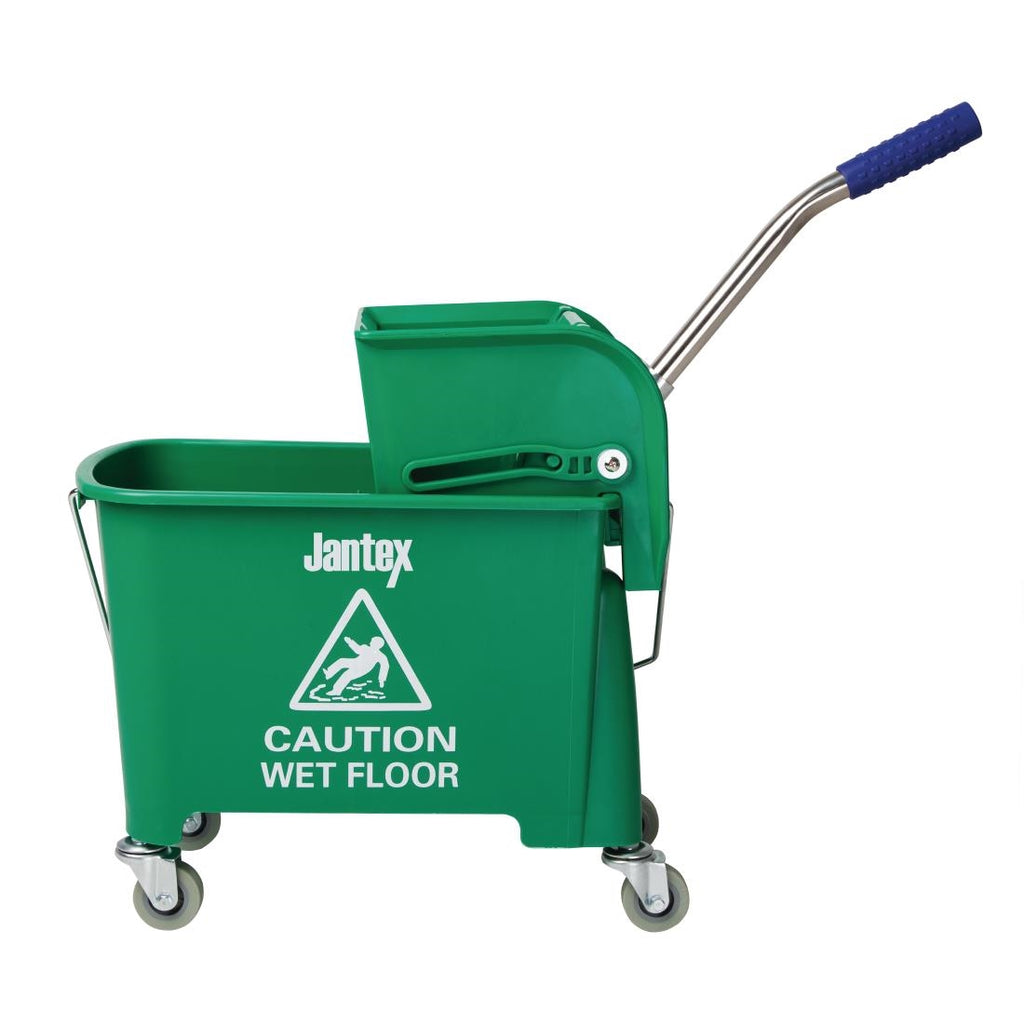Jantex Kentucky Mop Bucket and Wringer 20Ltr Green GK689