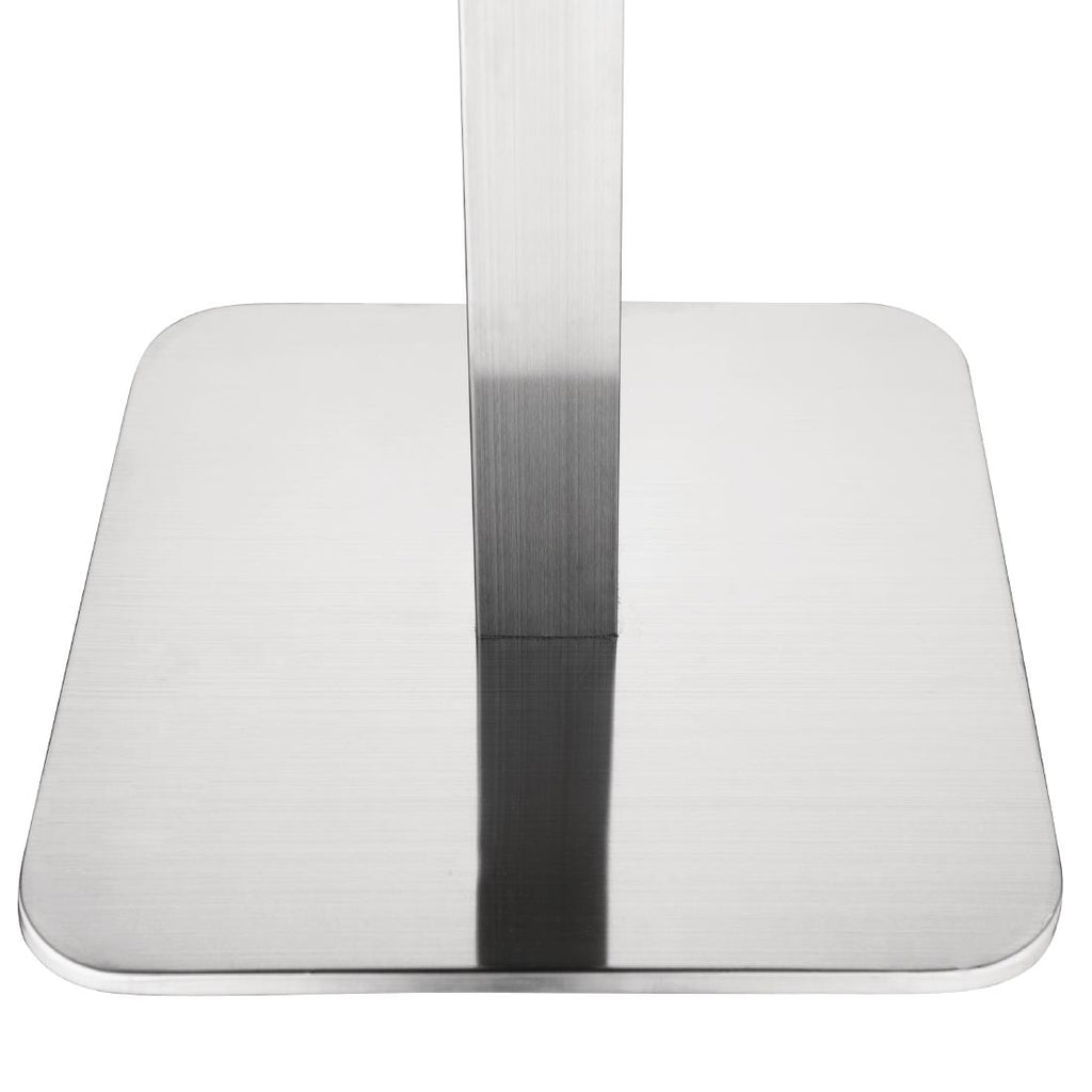 Bolero Square Stainless Steel Table Base GK993