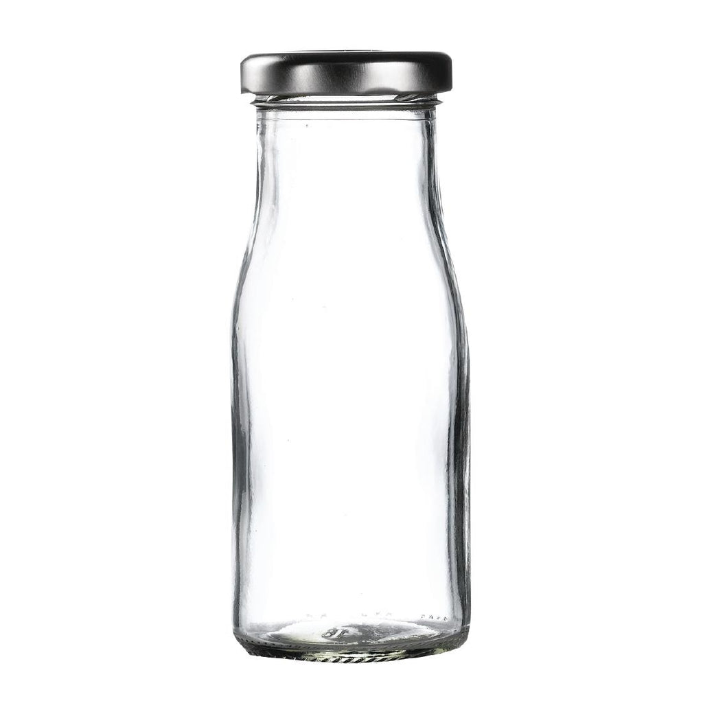 Silver Cap for Mini Milk Bottles (Pack of 18) GL162