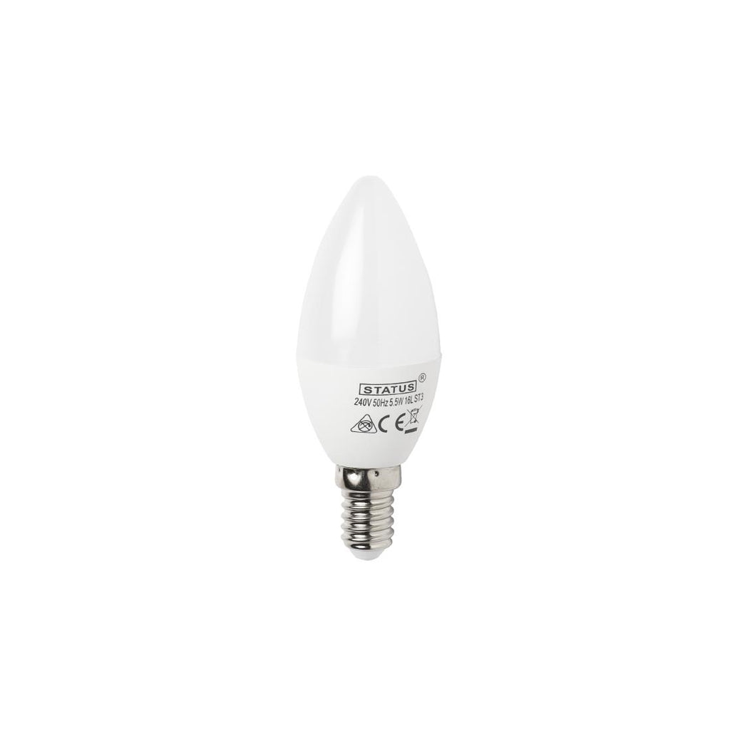 Status LED Candle Bulb SMALL Edison Screw 5.5W GL314