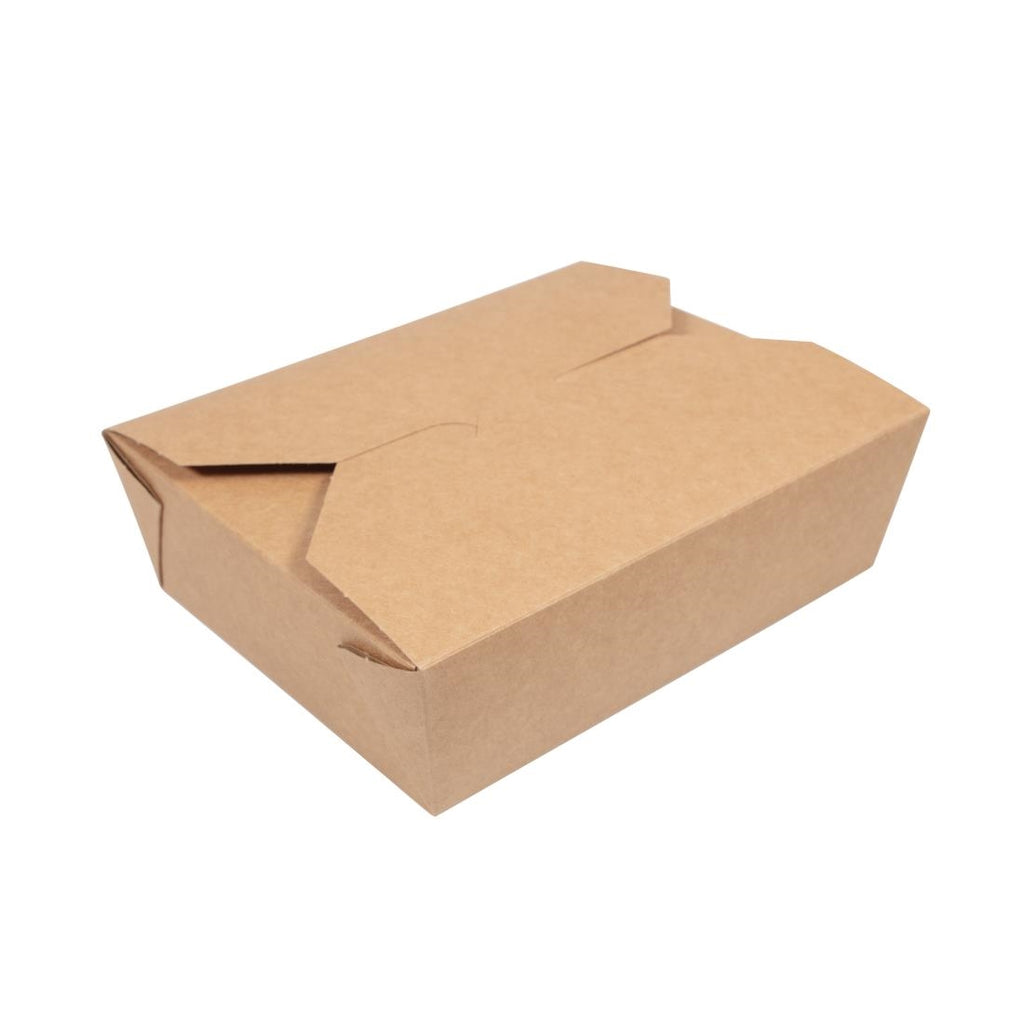 Vegware Compostable Paperboard Food Boxes No.5 1050ml / 37oz (Pack of 150) GL859