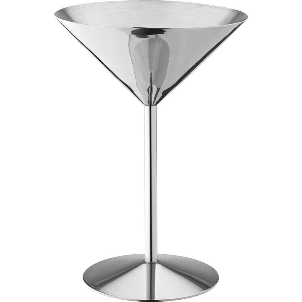 Utopia Stainless Steel Martini Glass 240ml (Pack of 6) GM121