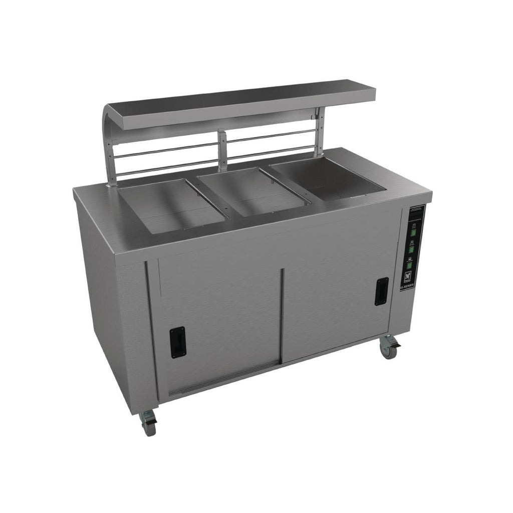 Falcon Chieftain 3 Well Heated Servery Counter HS3 GM188