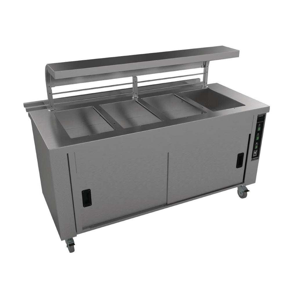 Falcon Chieftain 4 Well Heated Servery Counter with Trayslide HS4 GM191