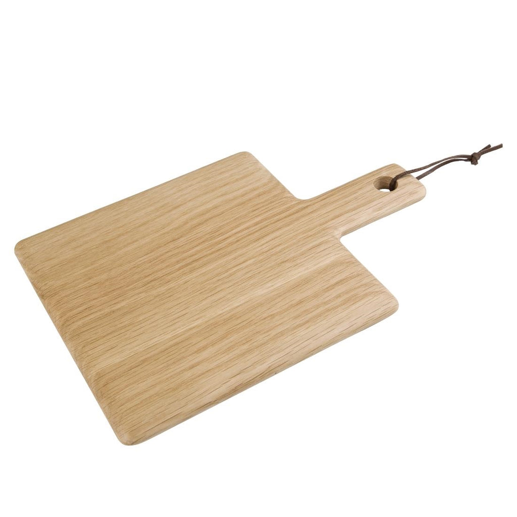 Olympia Oak Wood Handled Wooden Board Small 230mm GM260