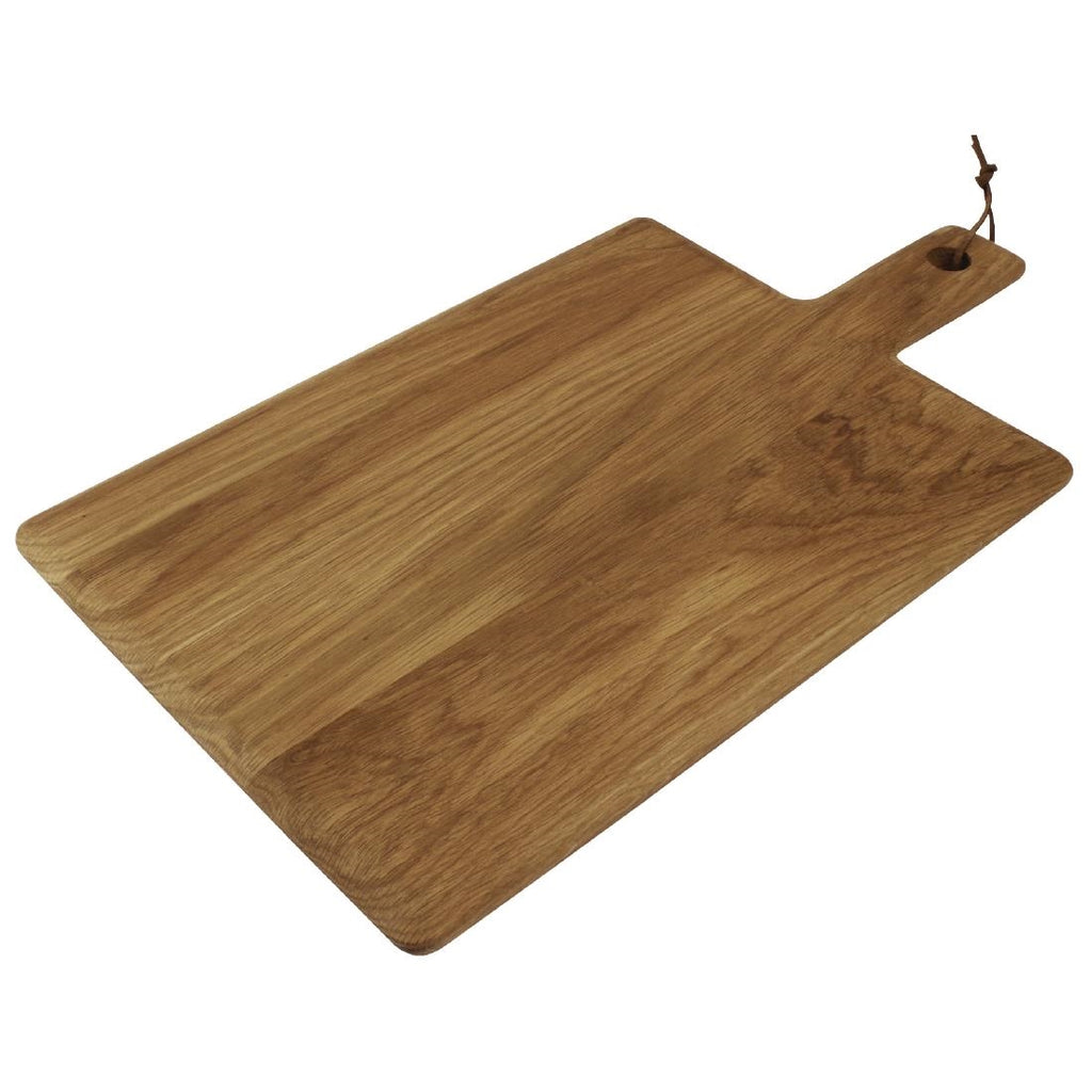 Olympia Oak Wood Handled Wooden Board Large 350mm GM261