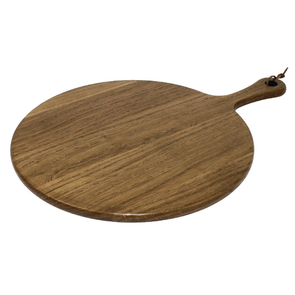 Olympia Acacia Wood Round Pizza Paddle Board 355mm GM262