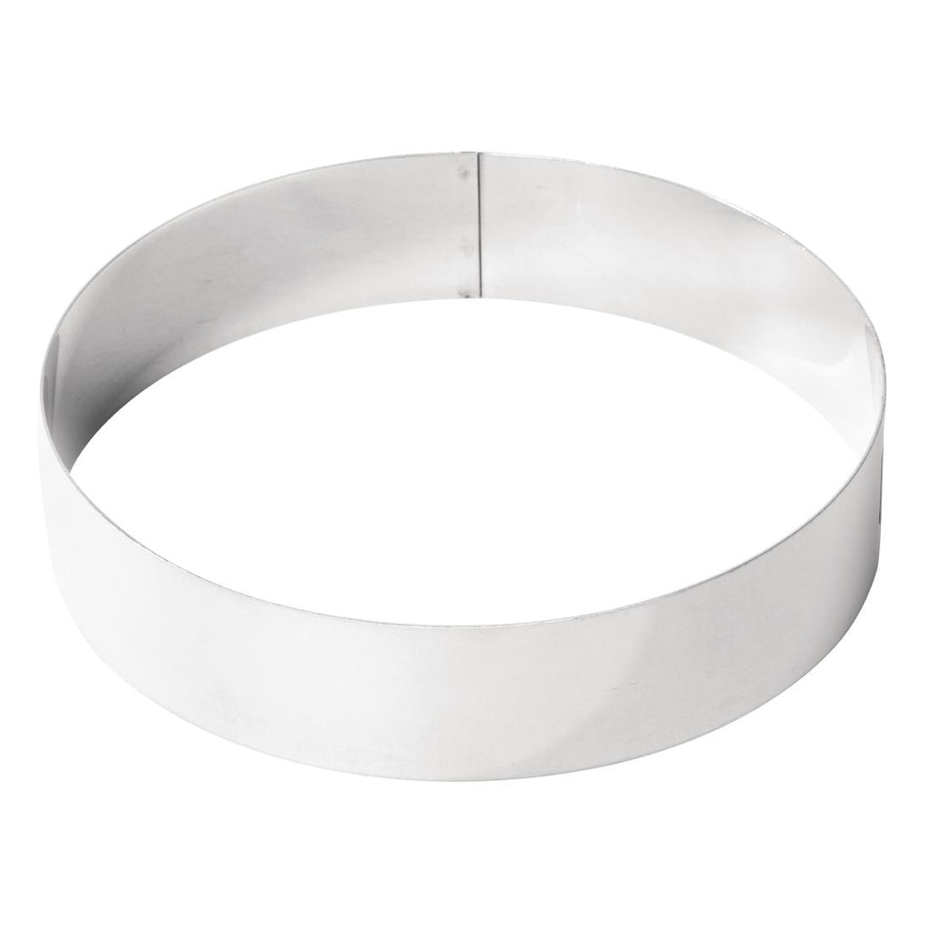 De Buyer Stainless Steel Mousse Ring 200 x 45mm GM376