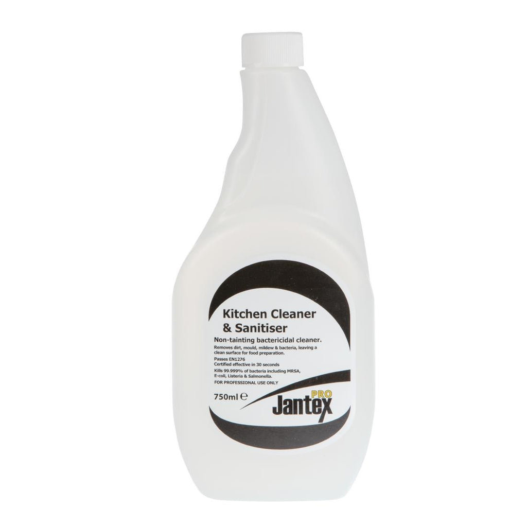 Jantex Pro Kitchen Cleaner and Sanitiser Ready To Use 750ml GM985