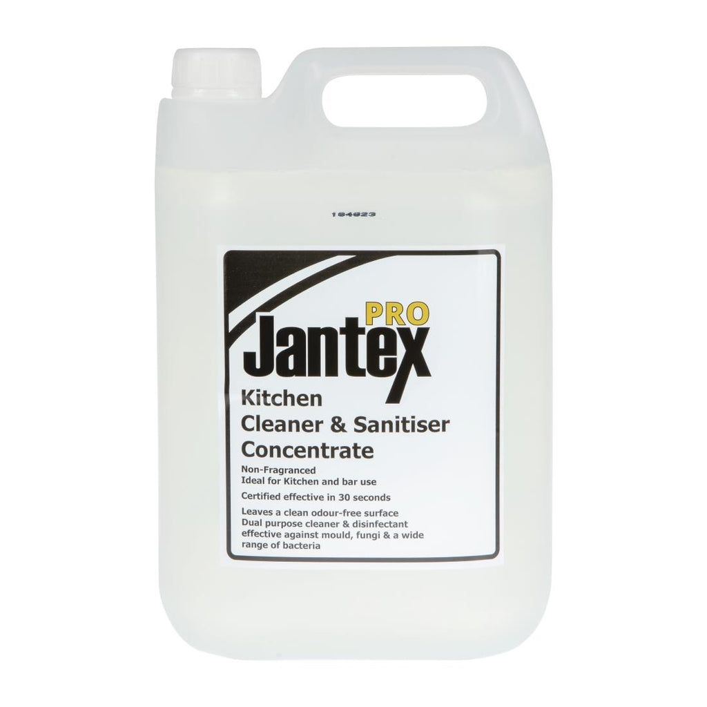 Jantex Pro Kitchen Cleaner and Sanitiser Concentrate 5Ltr GM986