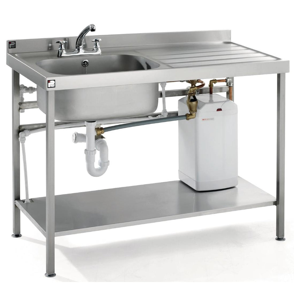 Parry Stainless Steel Fully Assembled Sink Right Hand Drainer 1200mm GM998