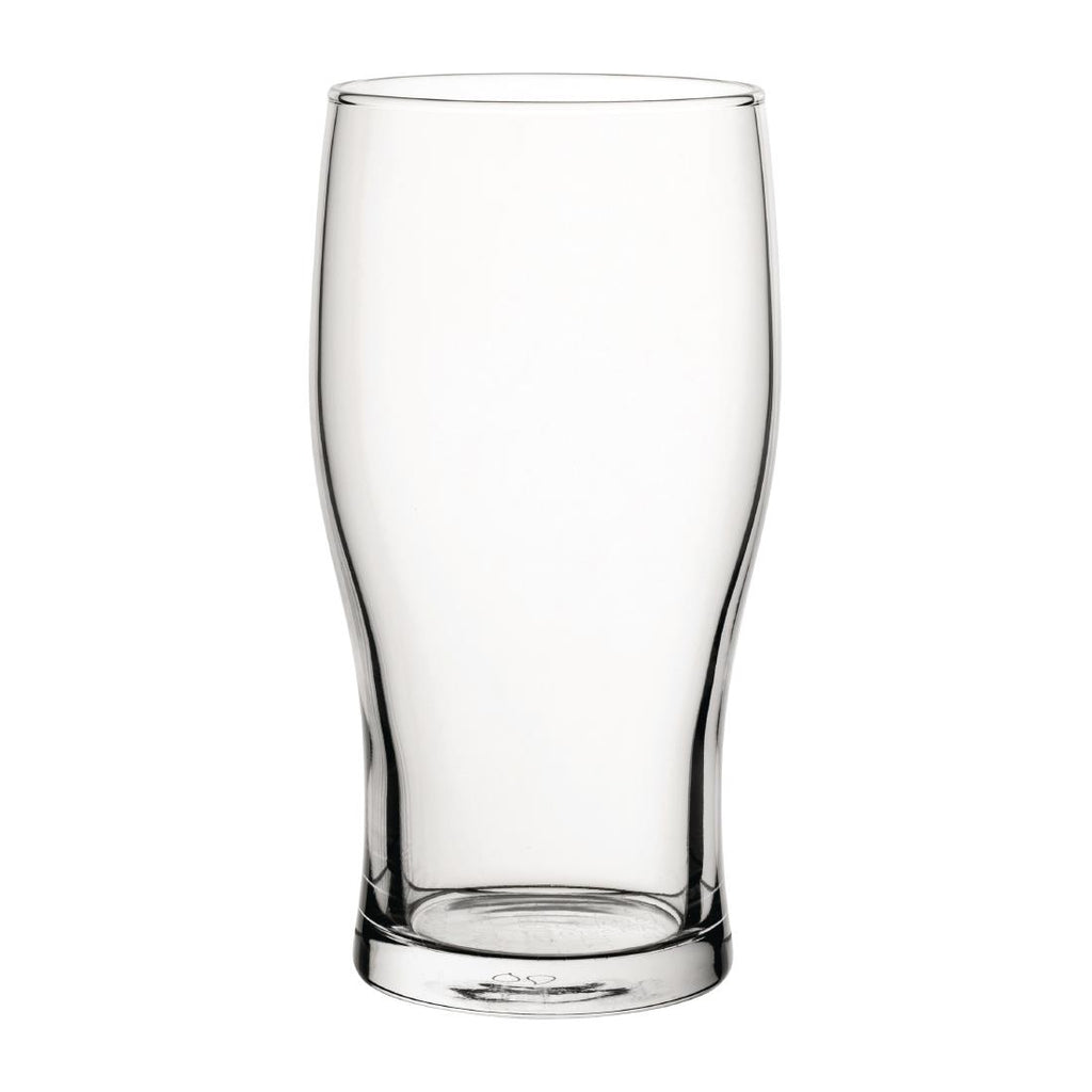 Utopia Tulip Nucleated Toughened Beer Glasses 280ml CE Marked (Pack of 48) GR293