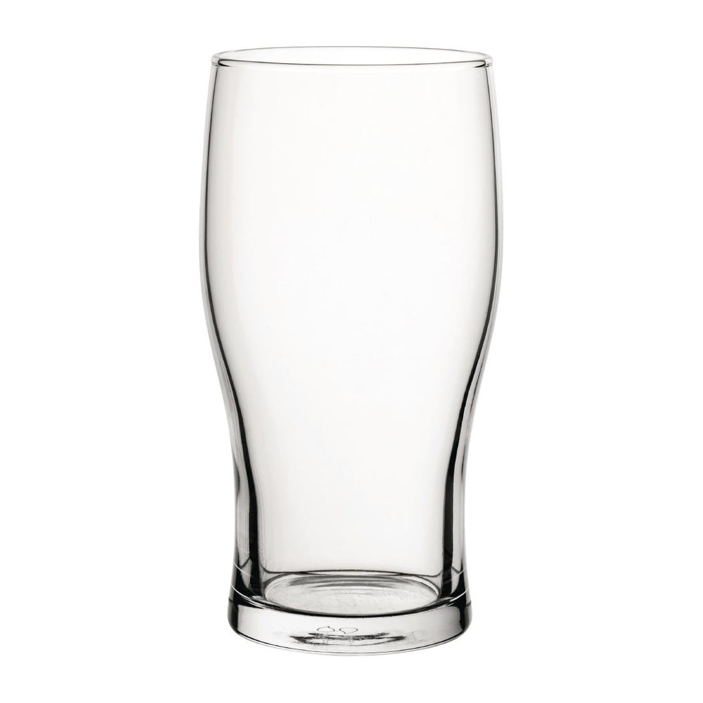 Utopia Tulip Nucleated Toughened Beer Glasses 570ml CE Marked (Pack of 48) GR294