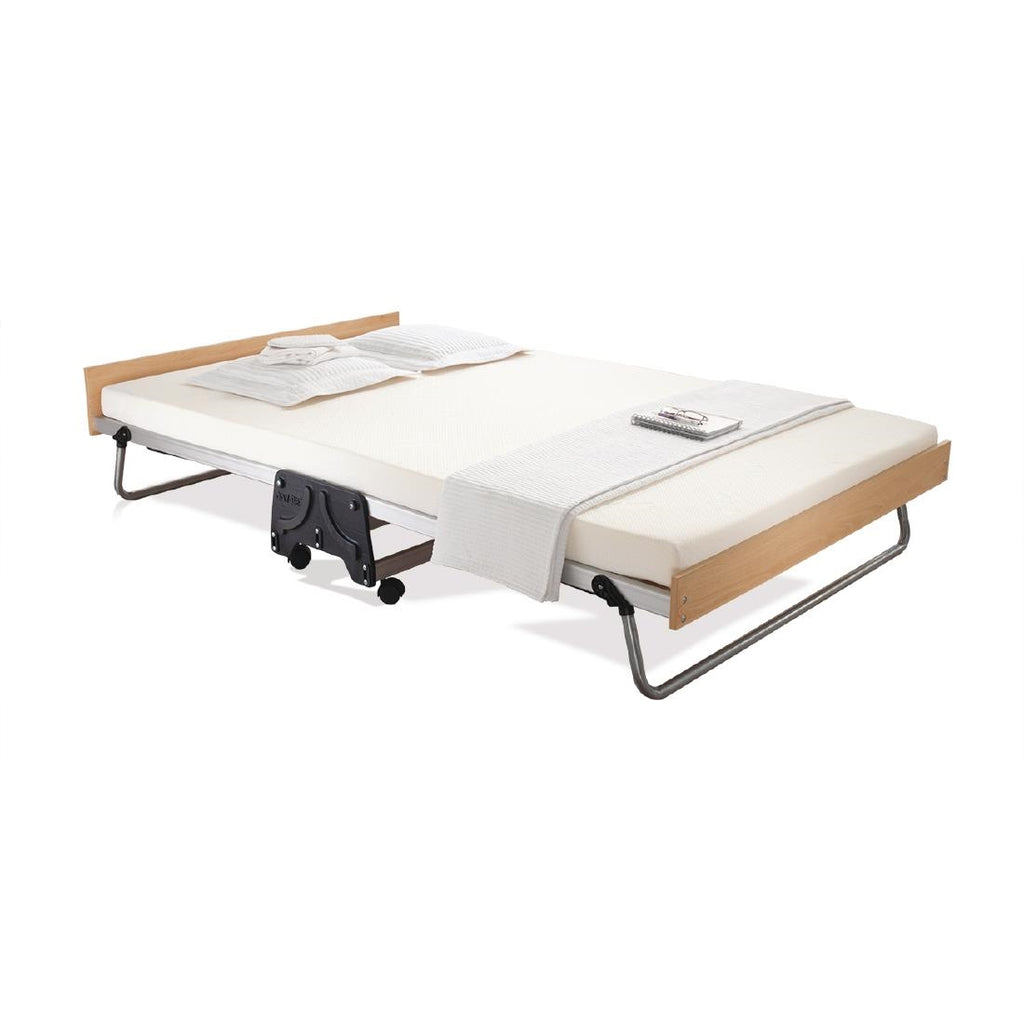 Jay-Be Contract Folding Bed with Memory Foam Mattress Double in Silver Colour GR374