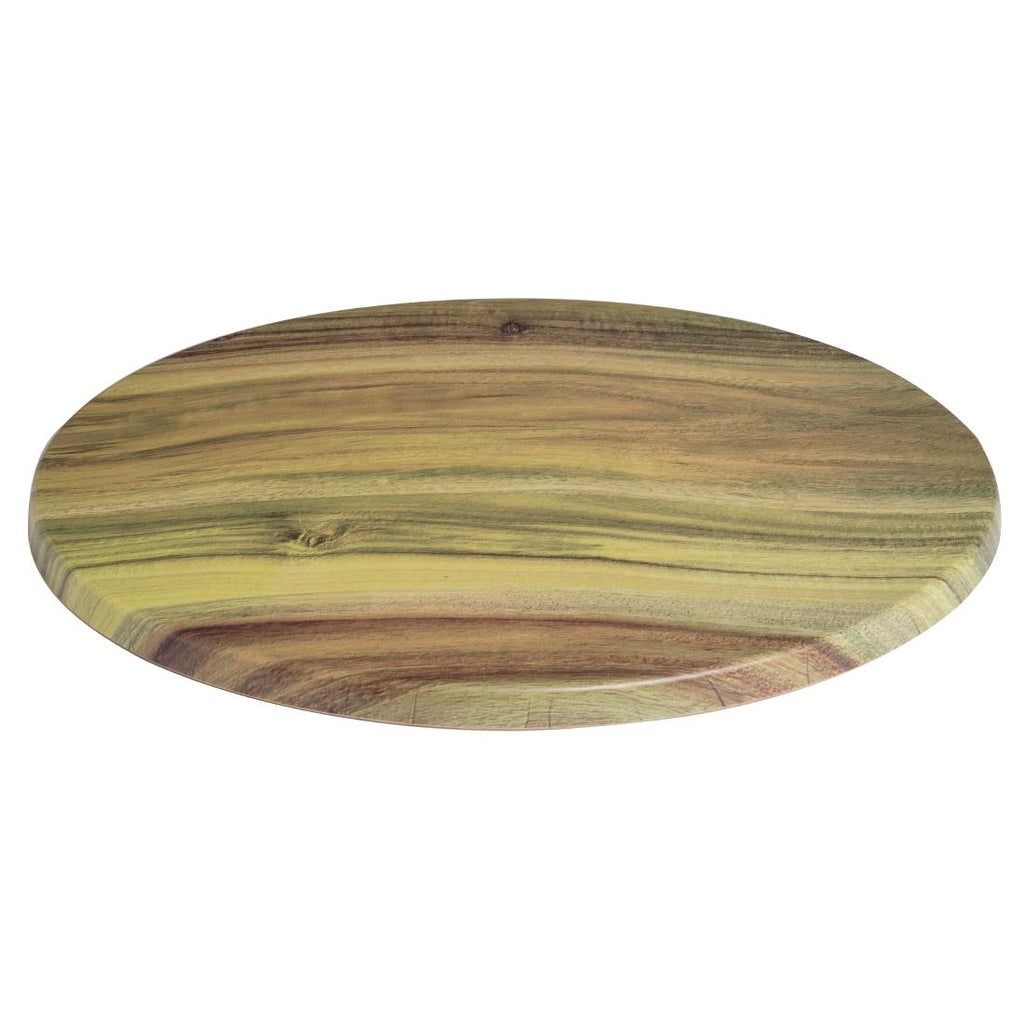 Werzalit Pre-drilled Square Table Top  Olive 700mm GT187