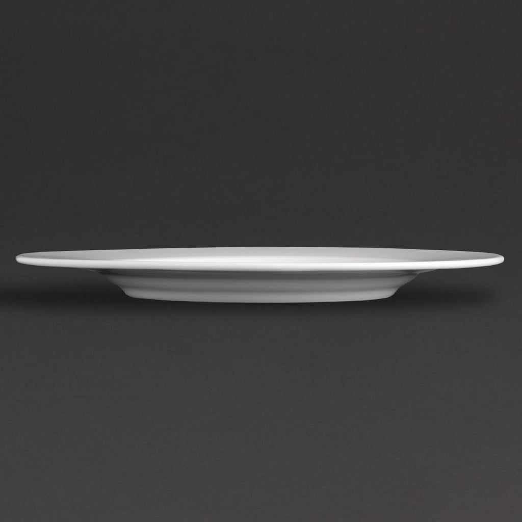 Royal Porcelain Maxadura Wide Rim Flat Plate 285mm (Pack of 12) GT910