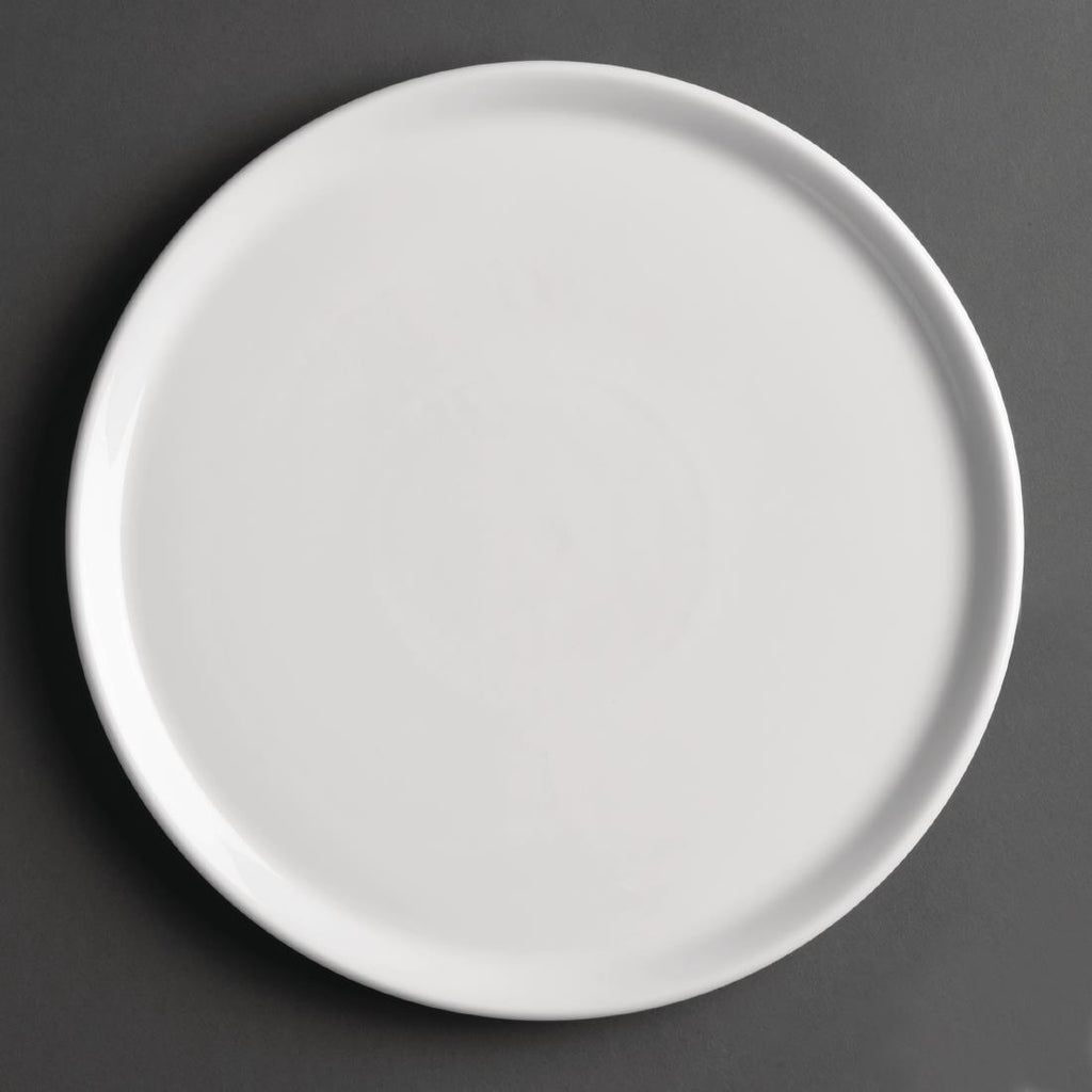 Royal Porcelain Classic White Pizza Plate 255 mm (Pack of 12) GT930