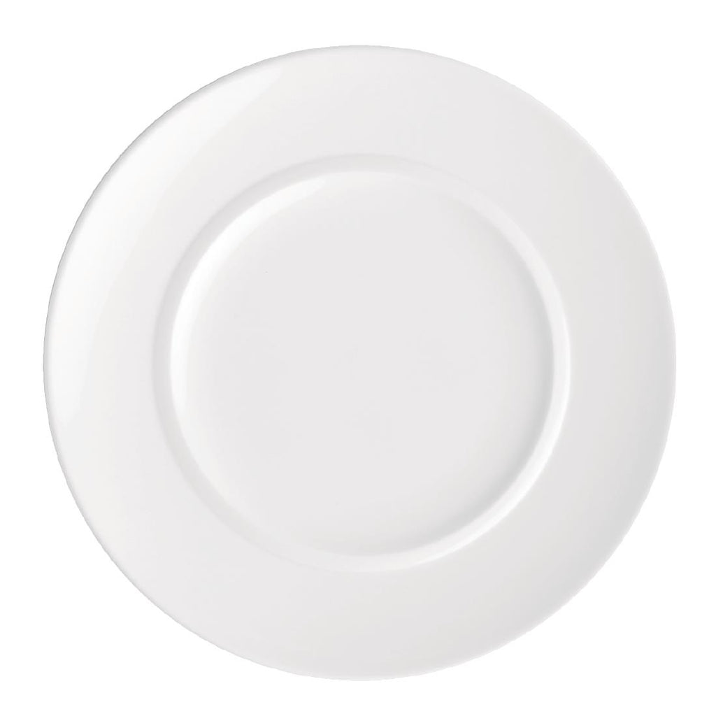 Royal Porcelain Classic White Flat Plate 230mm (Pack of 12) GT936