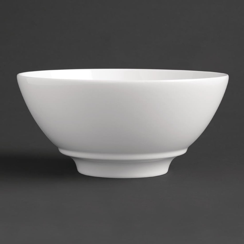 Royal Porcelain Classic White Noodle Bowl 180mm (Pack of 6) GT938