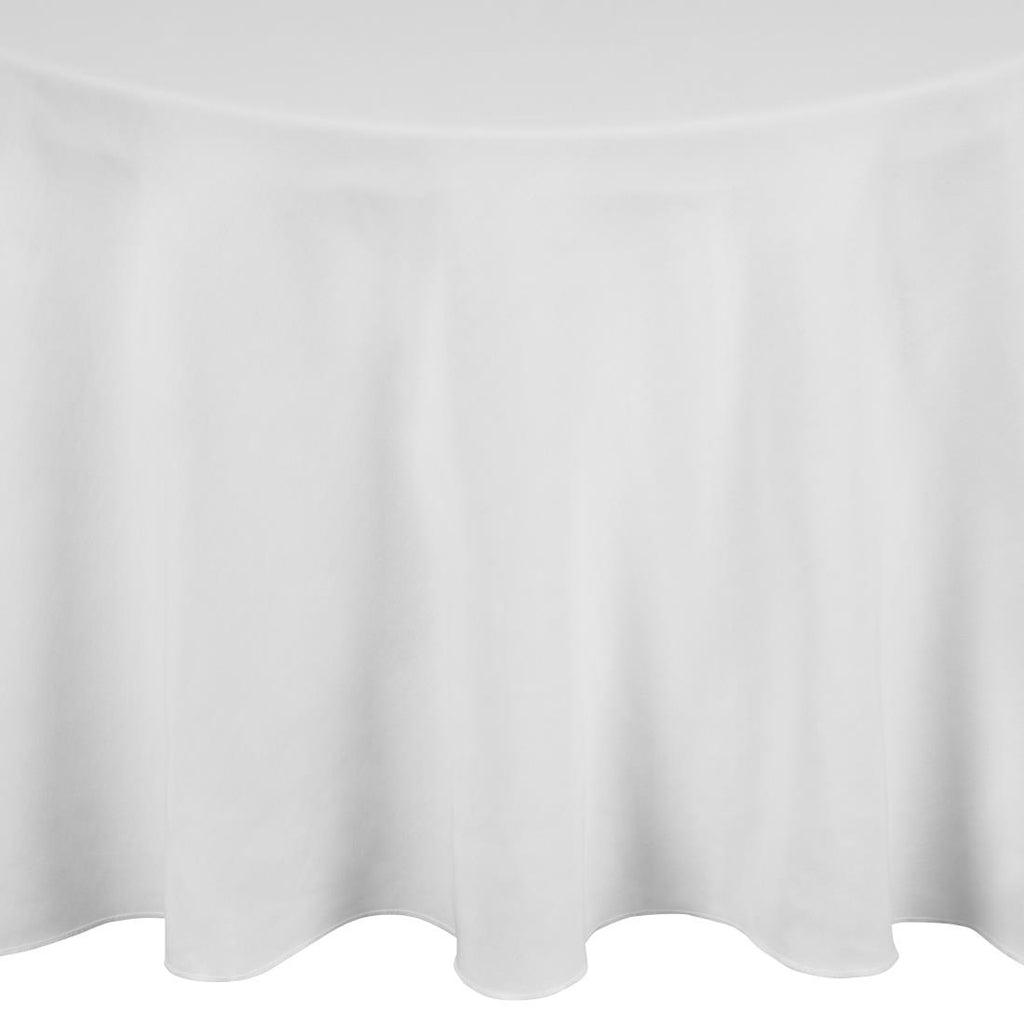 Mitre Essentials Occasions Round Tablecloth White 2300mm GW439