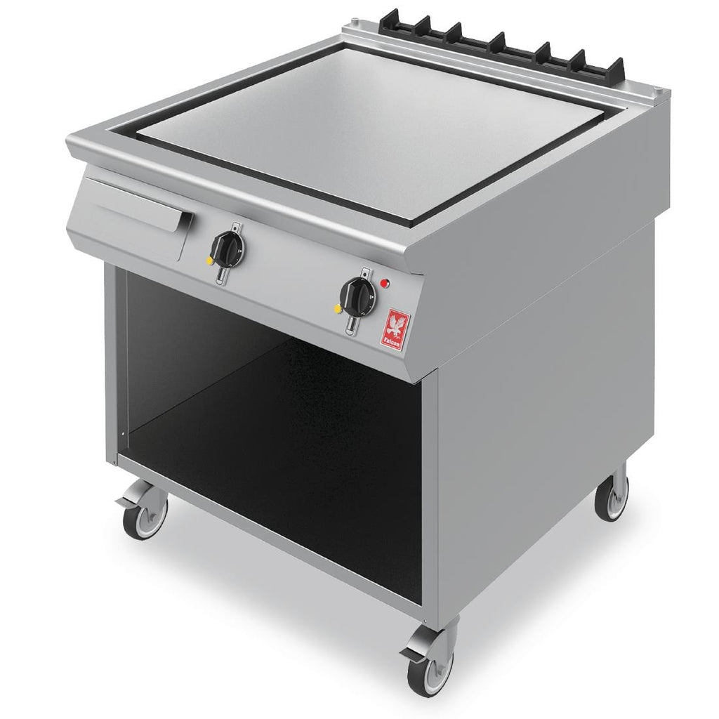 Falcon F900 Smooth Steel 800mm Griddle on Mobile Stand E9581 HC080