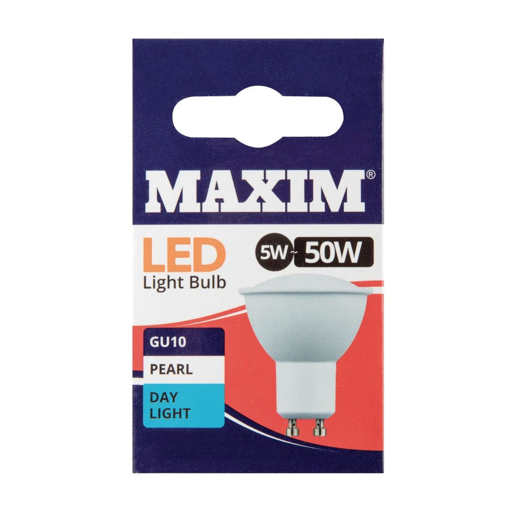 Maxim LED GU10 Pearl Daylight White 5W (Pack of 10) HC648