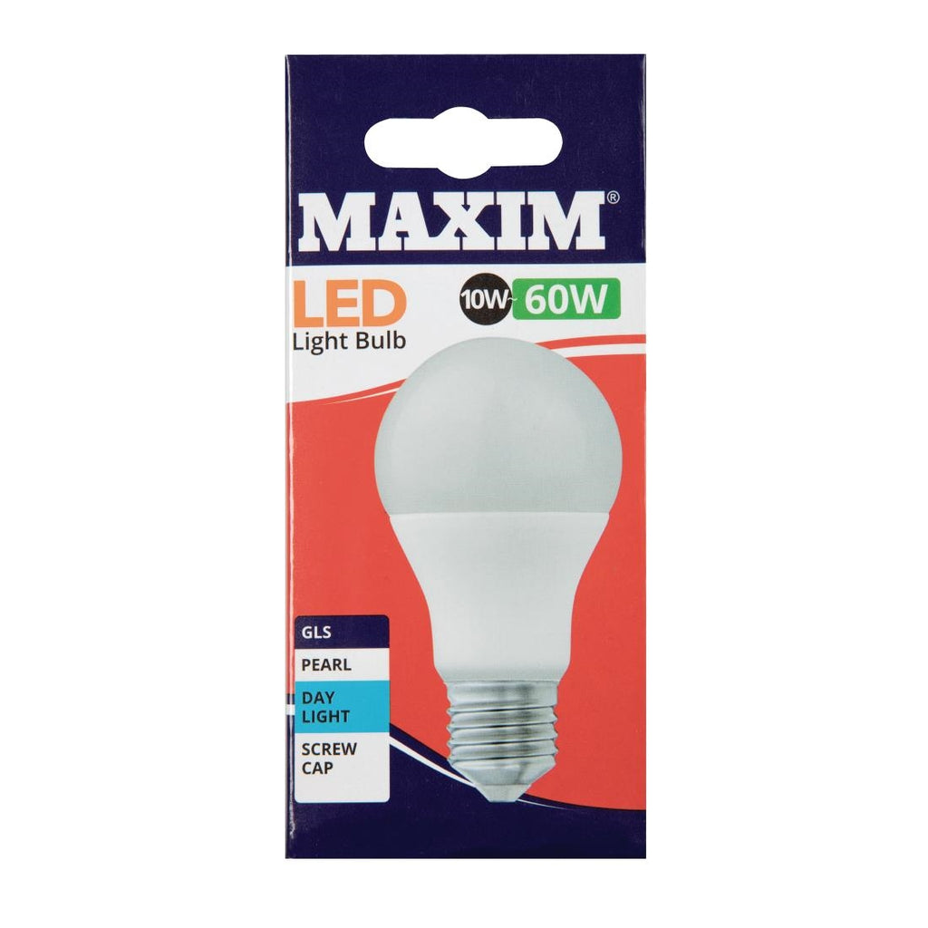 Maxim LED GLS Edison Screw Daylight White 10W (Pack of 10) HC660