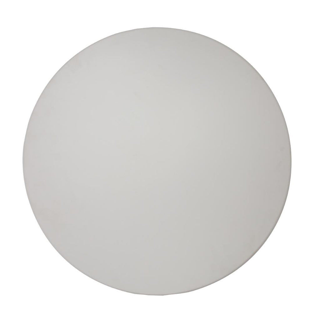 Werzalit Round 600mm Table Top Grey HD106