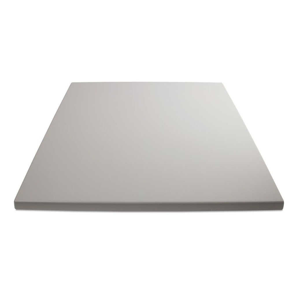 Werzalit Square 700mm Table Top Grey HD110