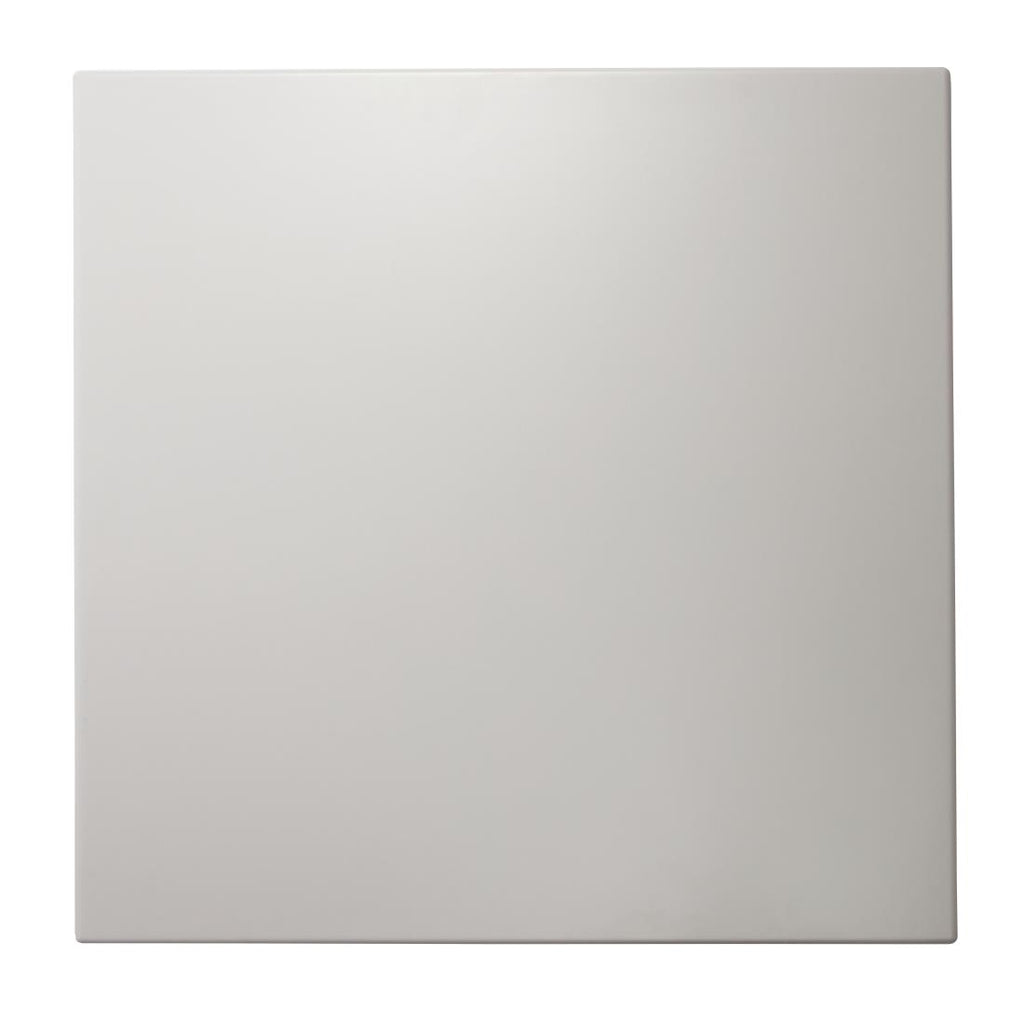 Werzalit Square 800mm Table Top Grey HD111