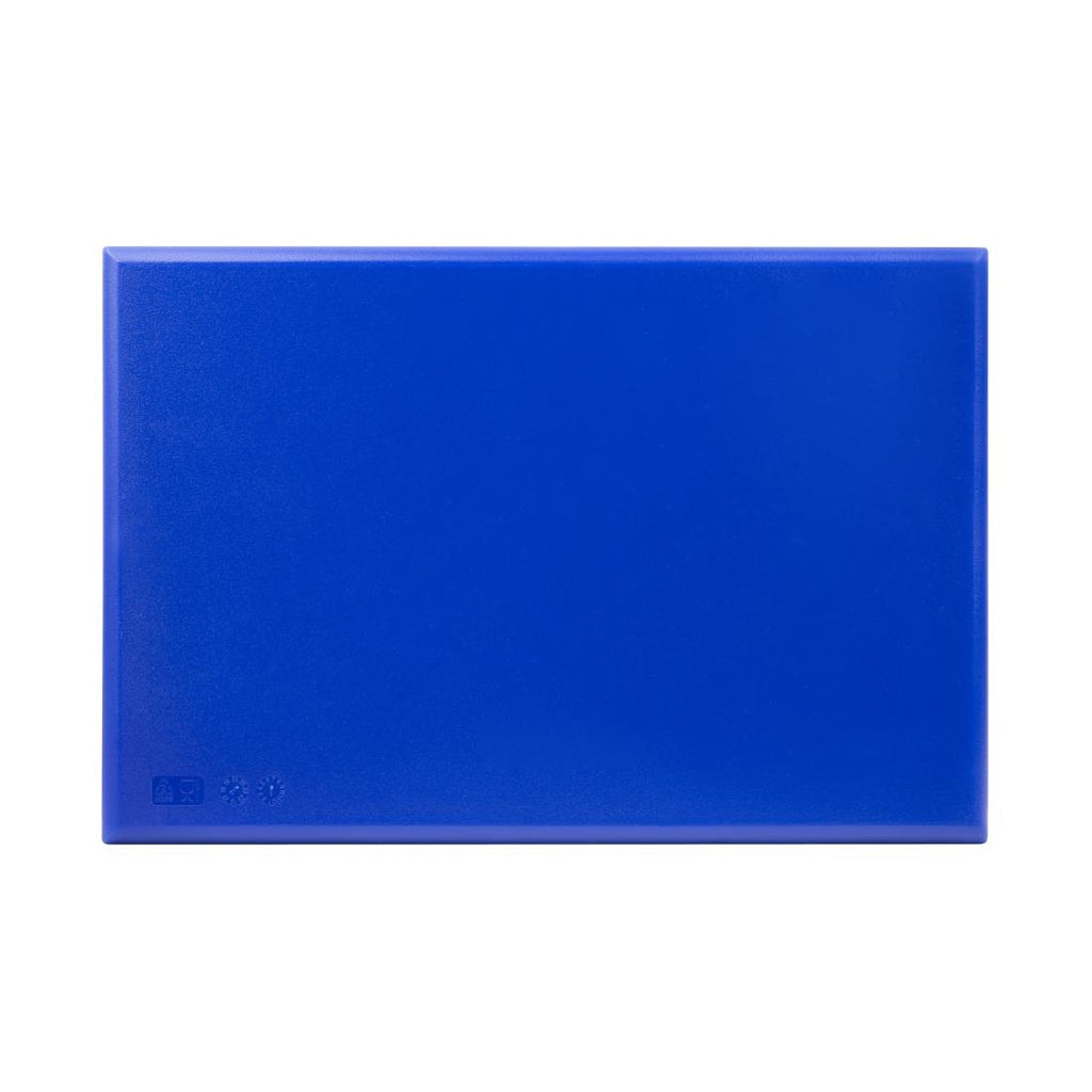 Hygiplas Extra Thick High Density Blue Chopping Board Standard J036