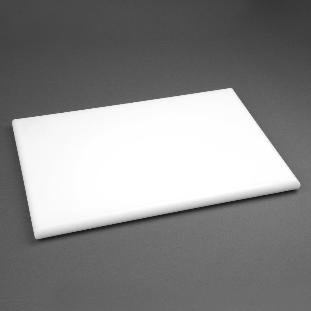 Hygiplas Extra Thick High Density White Chopping Board Standard J038