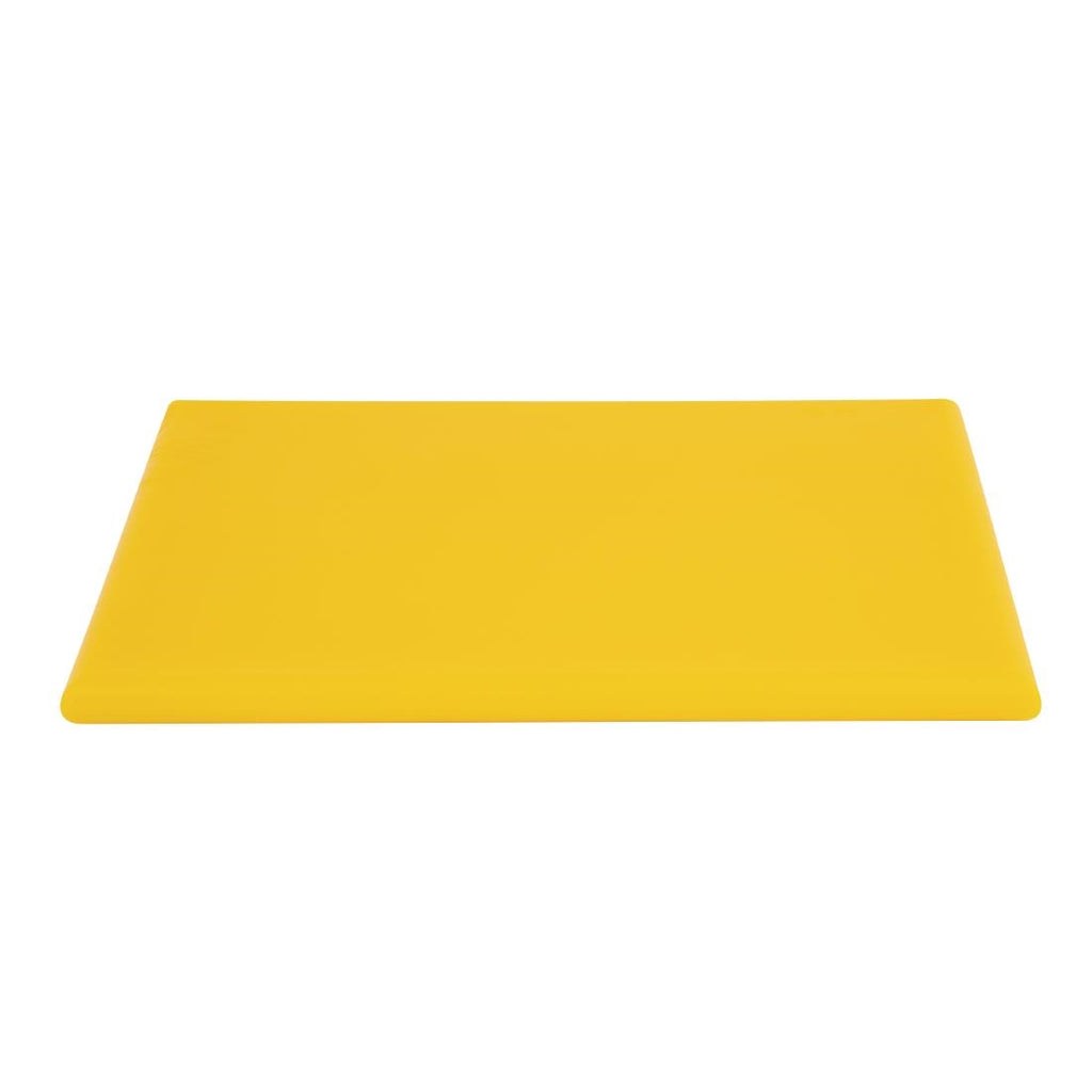 Hygiplas Extra Thick High Density Yellow Chopping Board Standard J039