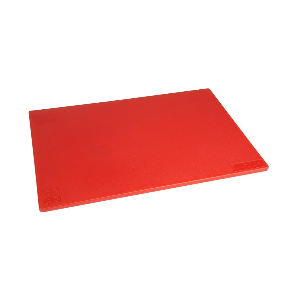Hygiplas Low Density Red Chopping Board Standard J255