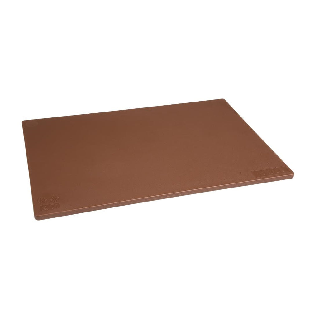 Hygiplas Low Density Brown Chopping Board Standard J256