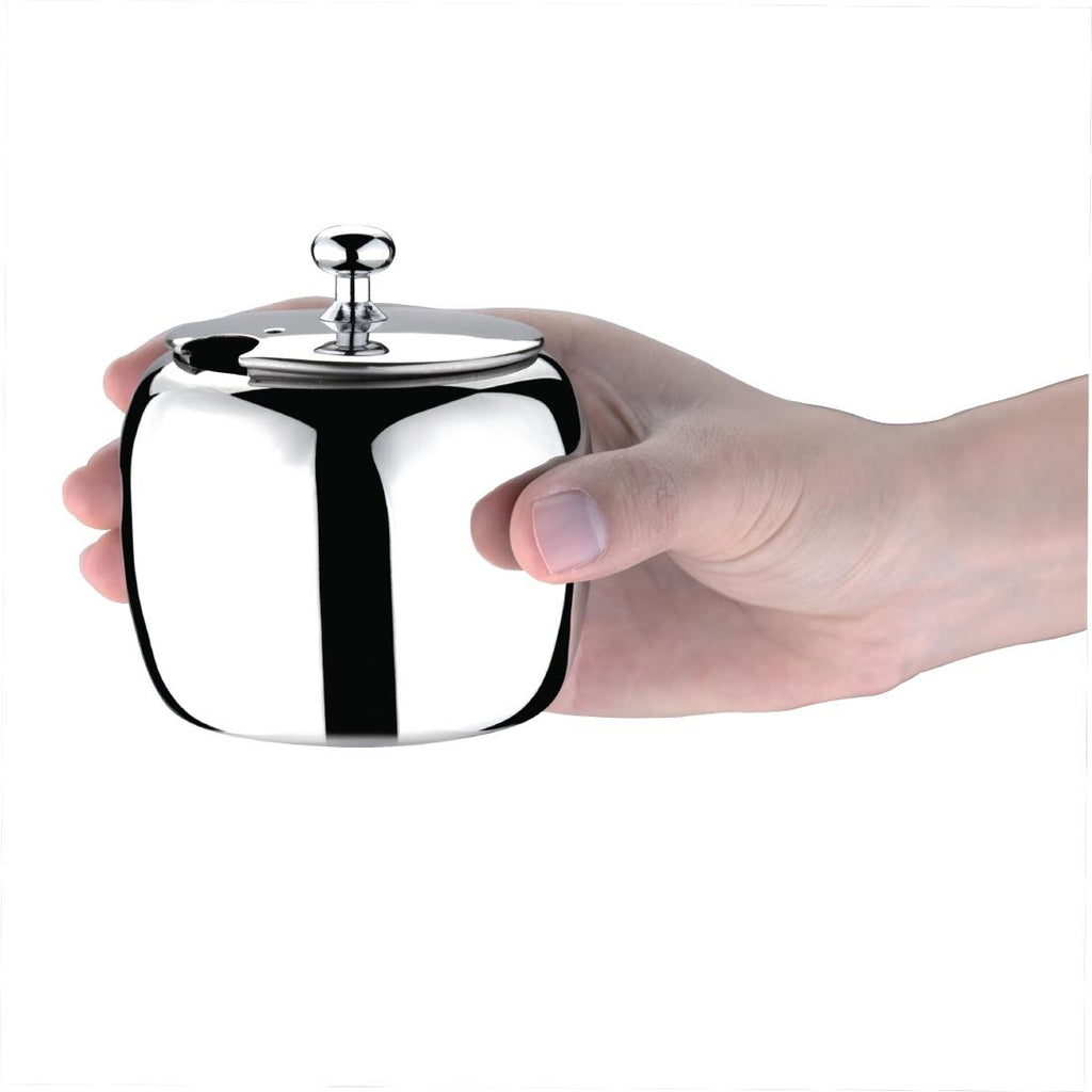 Olympia Cosmos Sugar Bowl Stainless Steel 82mm J327